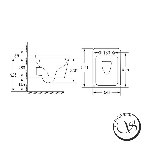 Kit instalare WC Grohe Rapid Sl + WC Libra S 51*34,5*34 cm, suspendat, fără ramă, capac (38840000+3855800M+38732000+13-41-160S) 38840000+3855800M+38732000+13-41-160S foto