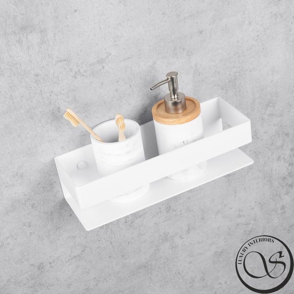 Raft organizator pentru baie DASKE SKANDI SH/SKM-1789W-A Adhesive 500 mm SH/SKM-1789W-A foto