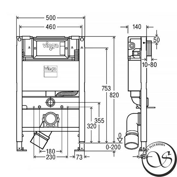 Instalatie WC VIEGA PREVISTA 772017 772017 foto