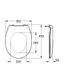 Крышка напольного унитаза Grohe BAU Ceramic, белый (39493000) 39493000 фото 6