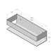 Raft organizator pentru baie DASKE SKANDI SH/SKM-1789W-A Adhesive 500 mm SH/SKM-1789W-A foto 3
