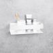 Raft organizator pentru baie DASKE SKANDI SH/SKM-1789W-A Adhesive 500 mm SH/SKM-1789W-A foto 7