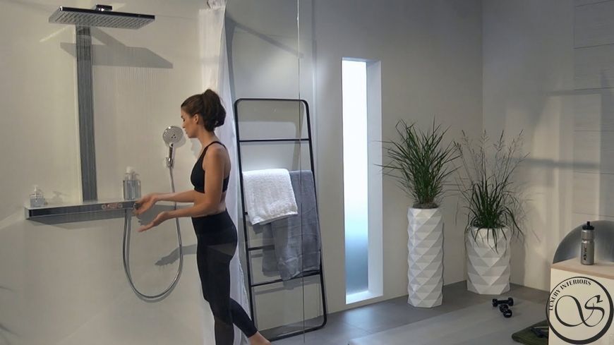Душевая стойка, Rainmaker Select 460 2jet Showerpipe, хром/белый (27109400) 27109400 фото
