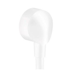 Шланговое подсоединение Hansgrohe Fixfit E без обратного клапана, Matt White (27454700) 27454700 фото