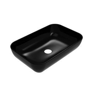 Lavoar DiMARCO FLAVIO DM2F004MB 600&times;400 suprapus dreptunghiular negru mat DM2F004MB foto