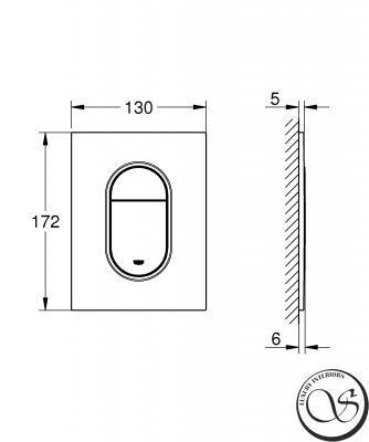 GROHE ARENA Cosmopolitan S 2-placă de clasă, crom 37624000 foto