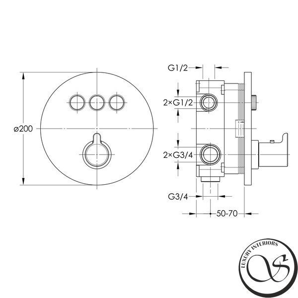 Baterie cadă IMPRESE SMART CLICK ZMK101901234 cu termostat ZMK101901234 foto