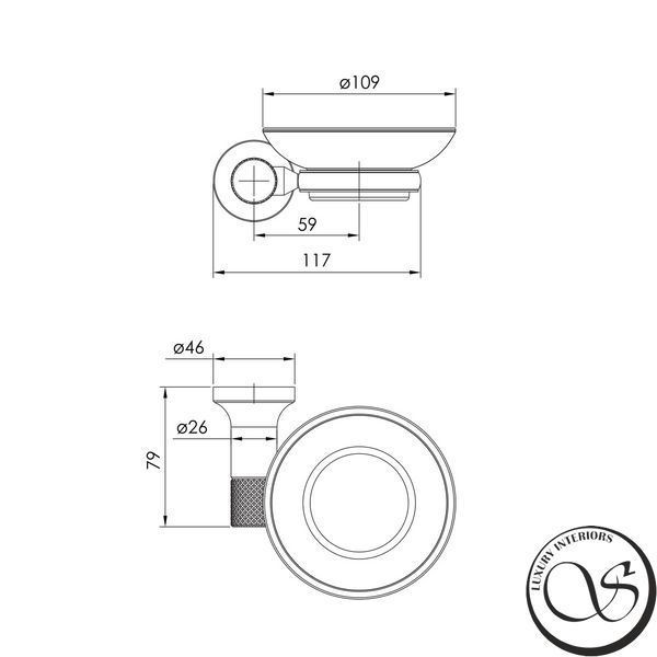 Imprese BRENTA ZMK081906250 Sapuniera Nichel ZMK081906250 foto