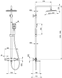 Душевая система для ванны DEANTE THERM NAC_C1HT, термостат, брашированная бронза NAC_C1HT фото 2